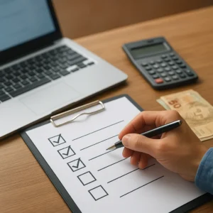 Checklist de crédito consciente: escolha, contratação e acompanhamento